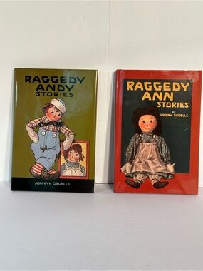 Lot of 2 NEW Raggedy Ann Stories & Raggedy Andy Stories Hardcover 1993
